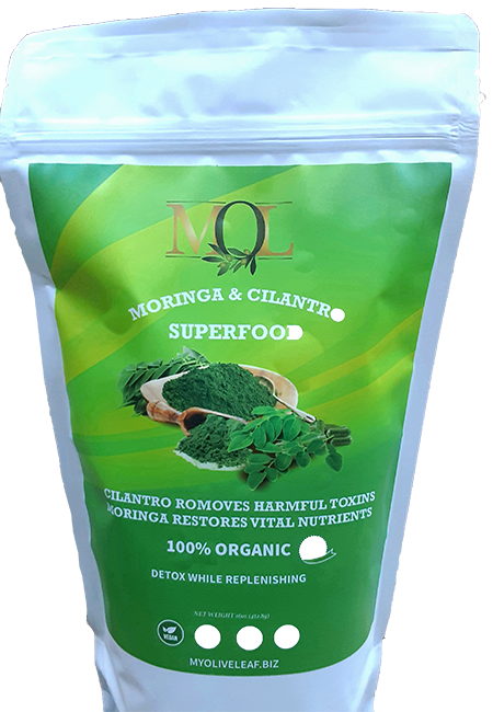 Organic Moringa & Cilantro Superfood 16oz - My Olive Leaf 